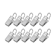 30 Pcs Hook Curtain Clips Drapery Hooks for Curtains Metal up