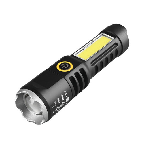 Lanterna LED Blocklite 9V, compacta e ultrabrilhante para camping.