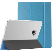 Dreifach faltbare Schutzhülle mit Ständer für Samsung Galaxy Tab A A6 10.1'' 2016SM-T580/SM-T585, PU-Leder, automatische Schlaf-/Weckfunktion,