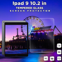 Compatible with Apple compatible with Ipad 9 (10.2 Inch) - Tempered Glass 9H - Super Quality Screen Protector