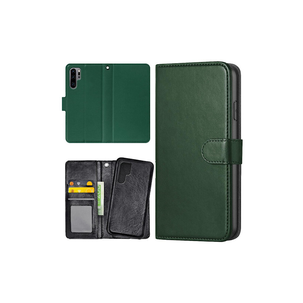 Compatible With Huawei P30 Pro - Wallet Case/Case Dark Dark Green 9425574772251