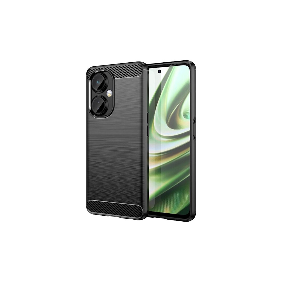 Skalo Compatible With Oneplus Nord Ce 3 Lite 5G Armor Carbon Shockproof Tpu Case - More Colors Black 9425574772299