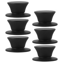 6Pcs Universal Pot Lid Replacement Knobs Heat Resistant Silicone Pan Lid Holding Handles