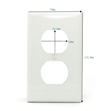 Outlet Covers Wall Plates,Standard Size Duplex Outlet Covers