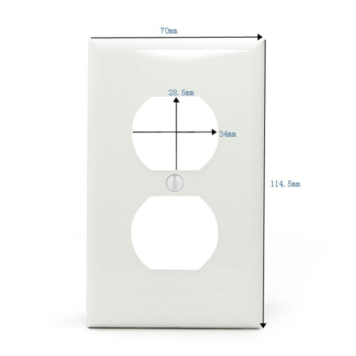 Outlet Covers Wall Plates,Standard Size Duplex Outlet Covers