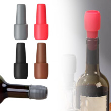 Bouchons de vin améliorés 2024 pour bouteilles, bouchons réutilisables en silicone pour vins mousseux, compatibles avec le champagne et la bière,
