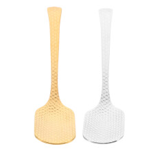 Lot de 2 cuillères à mélanger en acier inoxydable, cuillères à café, couverts à dessert, cuillères à gâteau