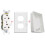 Outlet Covers Wall Plates,Standard Size Duplex Outlet Covers 4