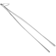Pince à épiler pour la cuisine, pince à crochet, ustensiles en acier inoxydable avec embouts en silicone, idéal pour les repas de fête.