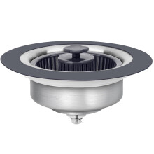 3-in-1 Kitchen Sink Strainer Stopper, 304 Stainless Steel, Anti-Clogging Filter Basket compatible with standard drains (1PC)