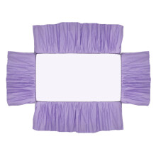 Housse de lit Pnellth, installation facile, jupe de lit bébé élastique et douce pour chambre à coucher