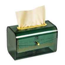 Porta fazzoletti di carta trasparente rettangolare Winysin, scatola decorativa per tovaglioli, porta fazzoletti per comò, bagno, camera da letto,