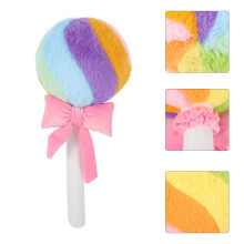 Cuscini arcobaleno per ragazze Cuscino a forma di lecca-lecca Cuscino decorativo per divano e camera da letto Cuscino decorativo a forma di