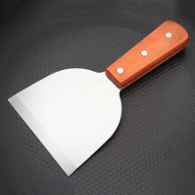 Spatule en acier inoxydable pour retourner les hamburgers, crĂŞpes et pizzas.