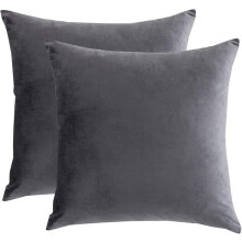 Cterwk2Pack bársony puha, tömör díszpárnahuzatok dekoratív négyzet alakú párnahuzat kanapé hálószobába, 22x22 hüvelykes