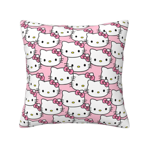 Hello Kitty μοτίβο Four Seasons Universal κάλυμμα μαξιλαριού τετράγωνο ύφασμα κάλυμμα