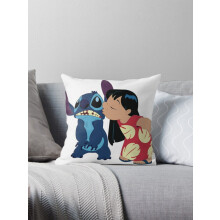 Sierkussenhoezen met Lilo en Stitch-motief, kussenhoes voor de bank, 16x16 inch, dubbelzijdig.