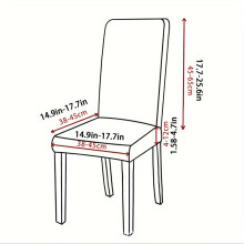 DEKAXID1/2/4/6 pièces Housse de chaise en cuir PU résistante aux griffures de chat, imperméable, pour la maison, la chambre, la salle à manger et