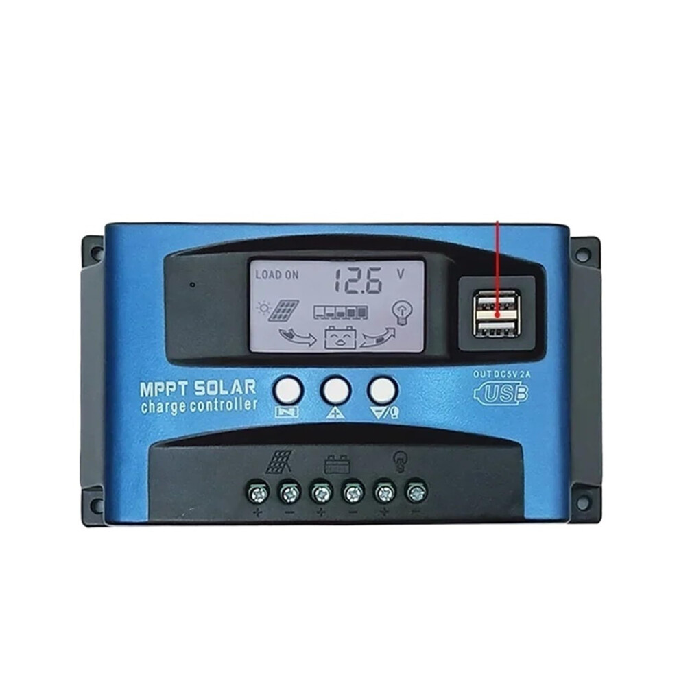 Mppt Solar Charge Controller 50A 12V 24V With Higher Charging Efficiency And Lcd Monitoring 9070919347344