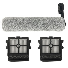 ALSLIAO Kit de nettoyage de sols sans fil intelligent MMX Avac S878W (eau et poussière) avec filtre et rouleau brosse