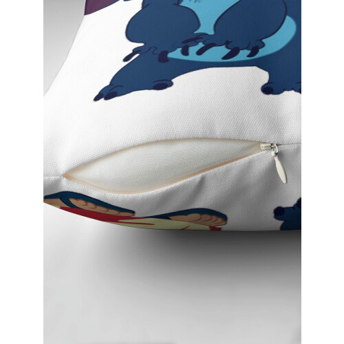 Fodere per cuscini decorativi Lilo e Stitch, 16x16 pollici, due lati 1