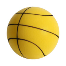 Silent basketball bouncing basketball YELLOW 21CM Yellow 21CM