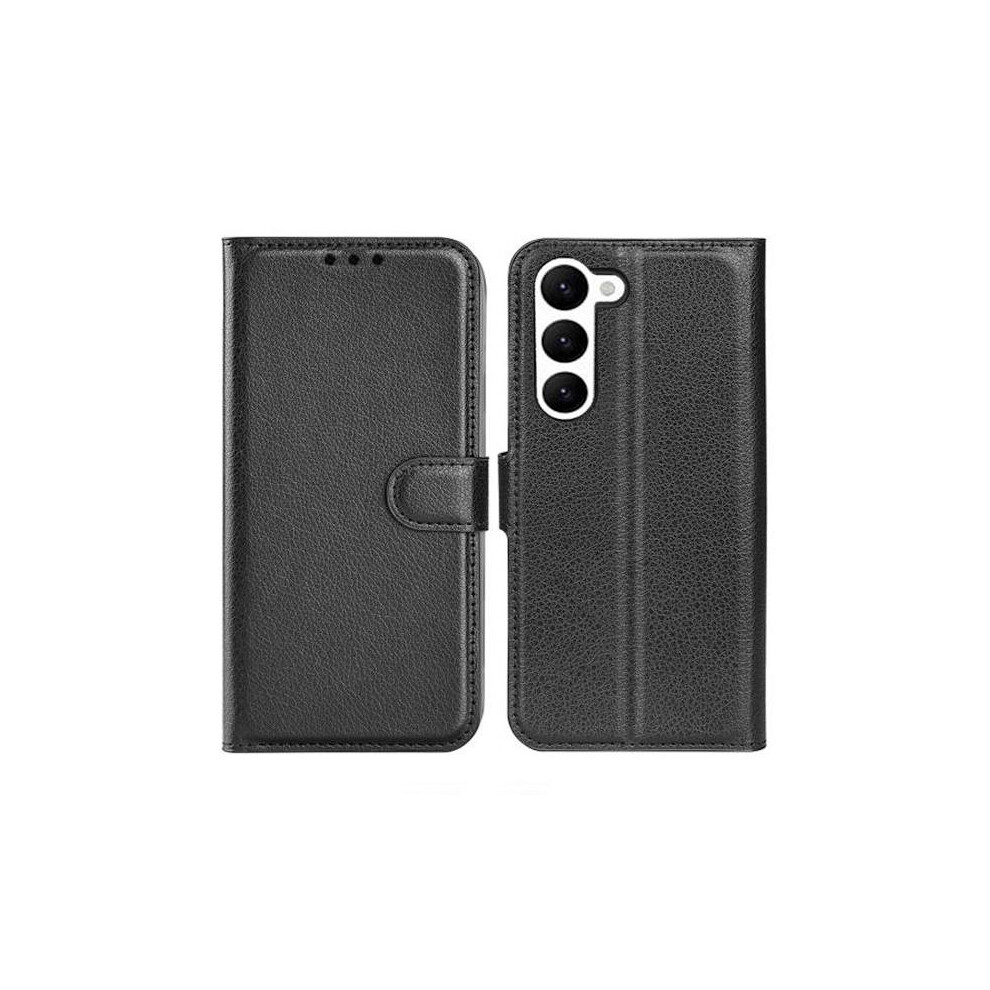 Compatible With Samsung Galaxy S23 Wallet Case With Stand - Black 9083649954805