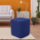 Housse de repose-pieds/pouf en polyester jacquard élastique - 6