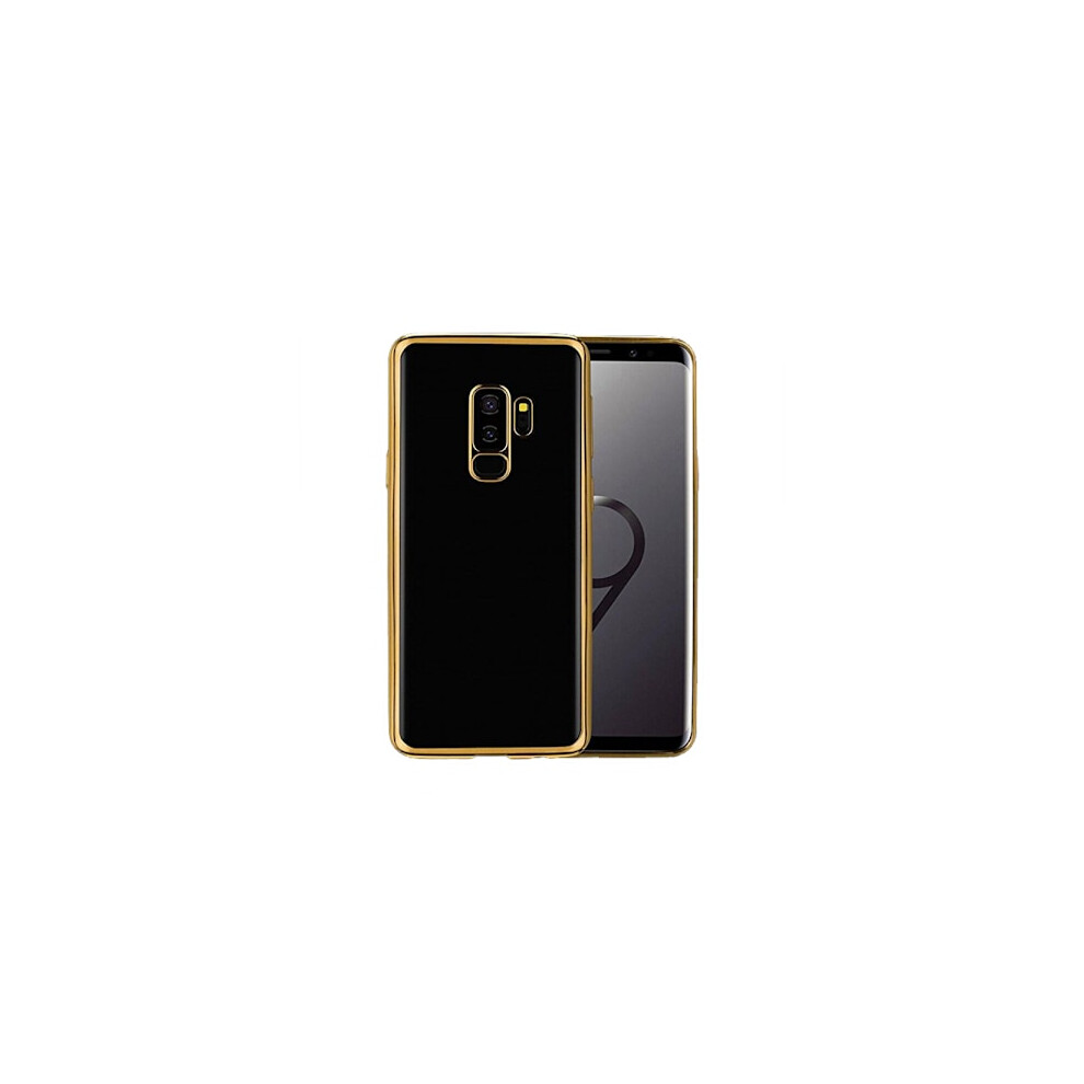 Protective Soft Silicone Case For Compatible With Samsung Galaxy S9+ Gold 9083649955215