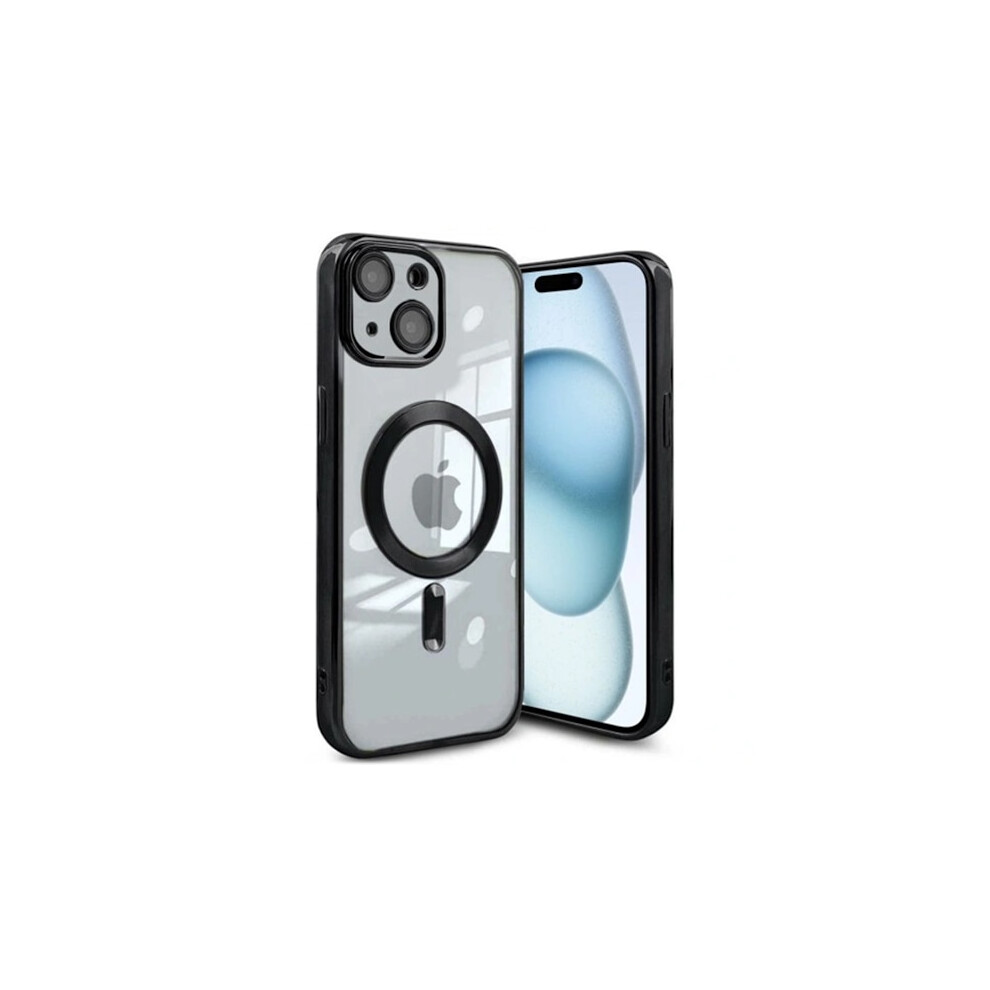 Luxury Mobile Case With Magsafe Compatible With Iphone 15 - Black 9083649954935
