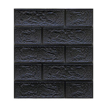 New PE Foam 3D DIY Wall Decor Embossed Brick Stone Color Tile Splicing Home Essentials