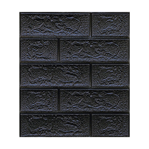 New PE Foam 3D DIY Wall Decor Embossed Brick Stone Color Tile Splicing Home Essentials