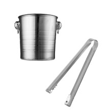 Thickened Stainless Steel Tiger Head Ice Bucket With High Value For Household Ktv Bars Clubs Champagne Buckets Red Ice *2PCS