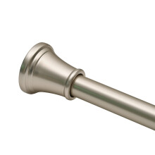 Utopia Alley Shower Curtain Rod | Adjustable Tension Mounted, Rustproof Aluminum with Rubber End Caps, Brushed Nickel (40.55"L x 1.77"W)