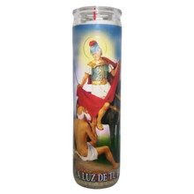 Vel Mex San Martin Caballero Red Candle tall - Case - 12 Units