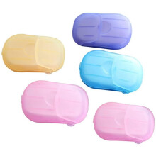 Portable Soap Sheets 5 Box Set Pocket Size Travel Hand Soap Paper for Hiking Camping 100 Sheets