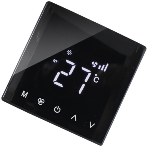 Smart Thermostat with Touchscreen Climate Control, Programmable Timer, Curved Screen for Home 2
