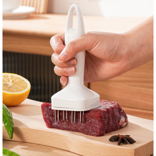 Stainless Steel Meat Tenderizer Tool with Sharp Needles for Beef Pork Chicken Steak 2