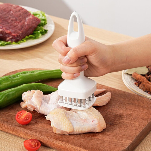 Stainless Steel Meat Tenderizer Tool with Sharp Needles for Beef Pork Chicken Steak 1