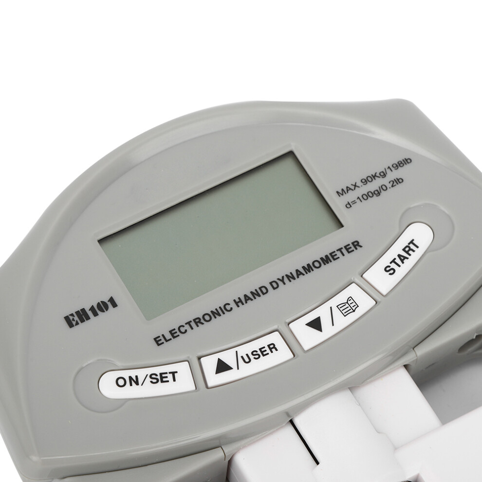 Electronic Strength Grip Dynamometer, 20x12.5x3cm, ABS Material