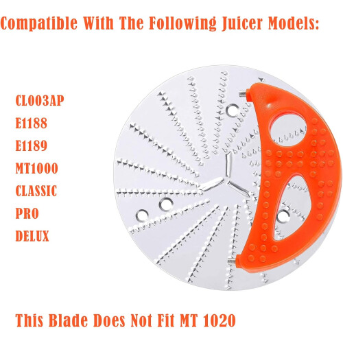 Replacement Blade and Crescent Tool Kit for Jack LaLanne Power Juicer E1188 E1189 Models 1