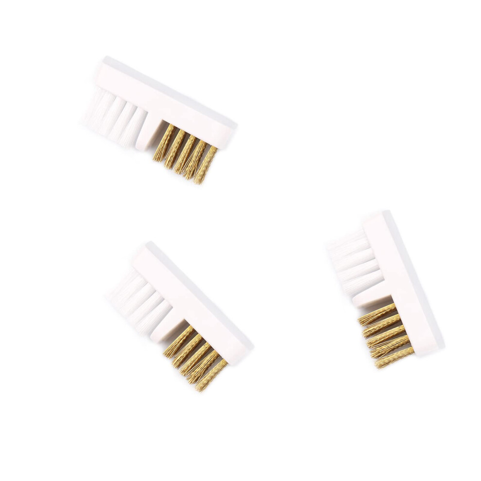 Nail Cleaning Brush Set, Durable Soft Bristles for Efficient Nail Drill Bit Cleaning, 3Pcs