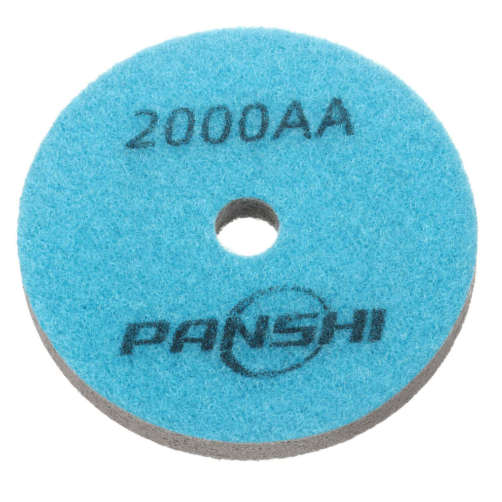 4 Inch Diamond Wet Polishing Pad 2000 Grit For Marble Granite Concrete, Smooth Finish Surface 9174973967668