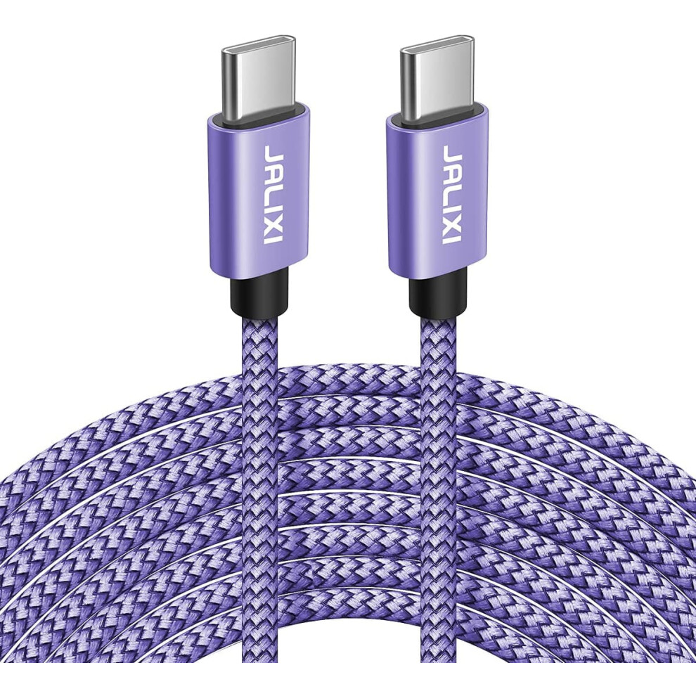 Usb C To Usb C Cable [ 20Ft ], Extra Long Usb Type C 2.0 To Type C Cable Fast Charging Pd Charger Cord Purple 9395123885476