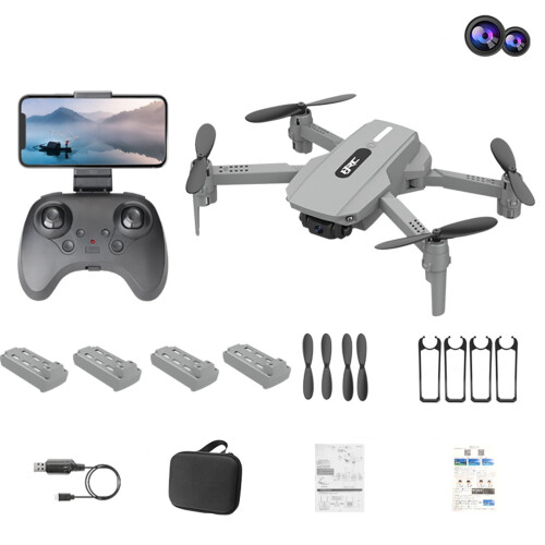 Drone με κάμερα για ενήλικες, 1080P HD FPV RC Drone με κράτημα ύψους, λειτουργία χωρίς κεφαλή,