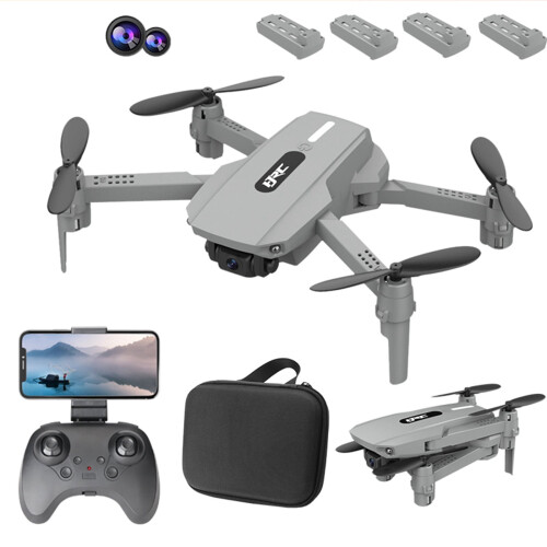 Drone με κάμερα για ενήλικες, 1080P HD FPV RC Drone με κράτημα ύψους, λειτουργία χωρίς κεφαλή, 2