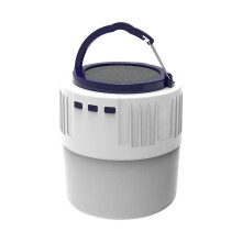 VALSEEL Lumini solare audio Bluetooth pentru camping, 42 becuri LED, iluminat exterior mobil, încărcare USB, telecomandă audio