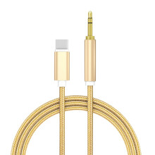 Cábla Fuaime Aux Usb Cineál C go 3.5mm le haghaidh Cluasáin, Cainteoir, Cuibheoir Cluasáin, Aux sa Charr, le haghaidh Cábla & Luchtaire