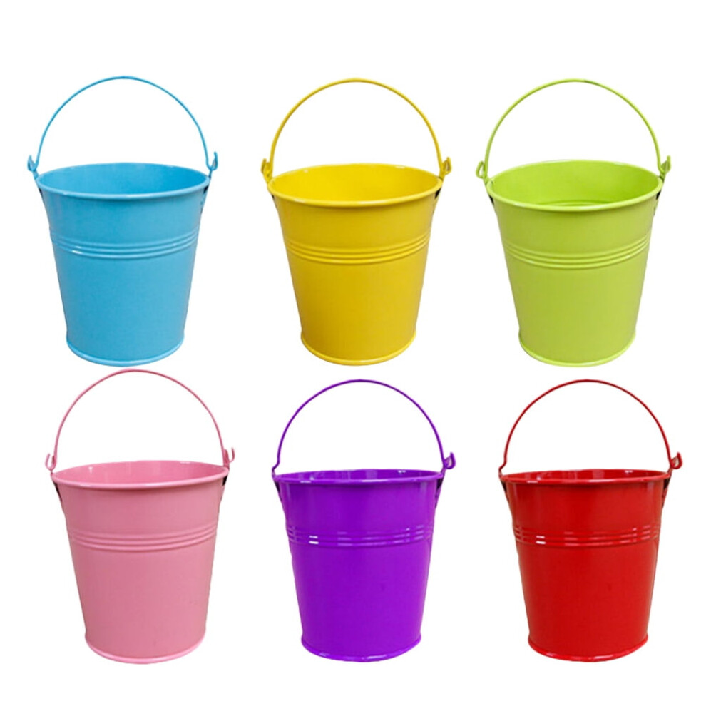 Eease 20 Mini Metal Buckets Colorful Tin Pails For Party Favors 9395123886343