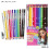 Matite colorate TOP Model, 12 pezzi, colori base + temperino, punte di design 1